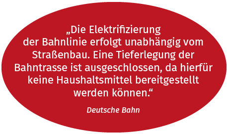 Bahnübergang Nabburg - Zitat Deutsche Bahn